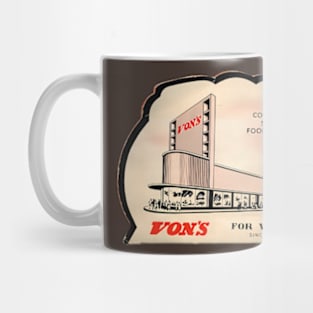 Von's Supermarkets & Grocery Stores - 1950s Mug